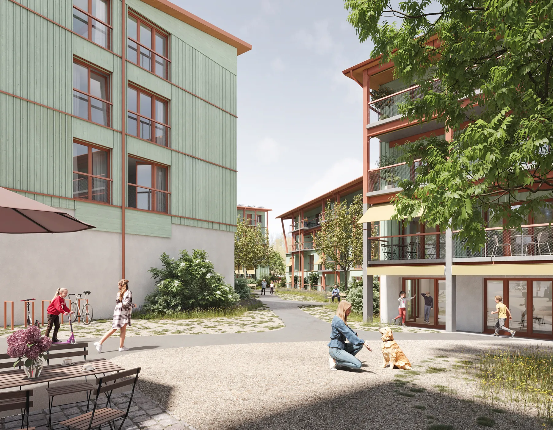 Wohn- und Gewerbe&uuml;berbauung Gupfen in Illnau